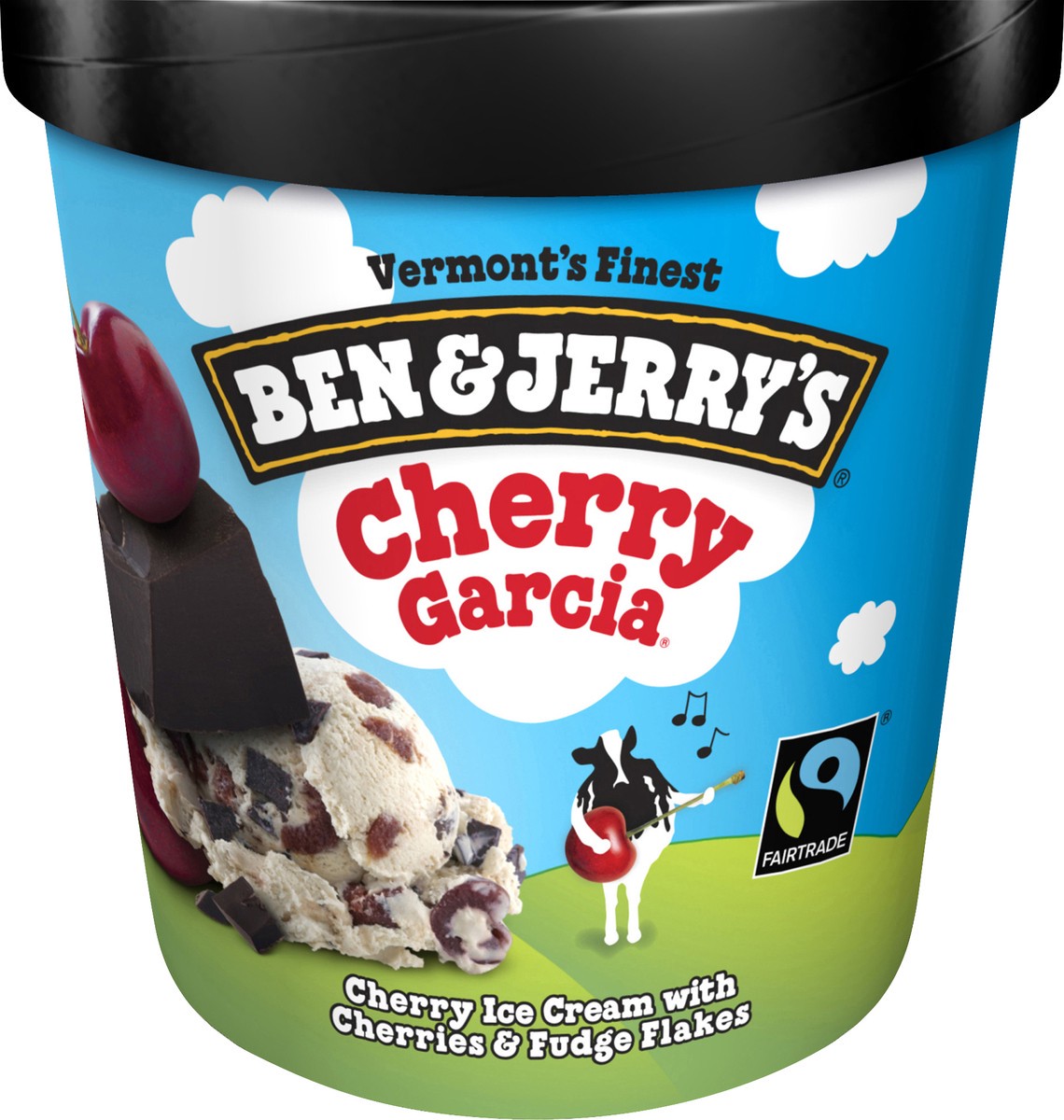 slide 2 of 3, Ben & Jerry's Ice Cream Cherry Garcia, 16 oz, 16 oz