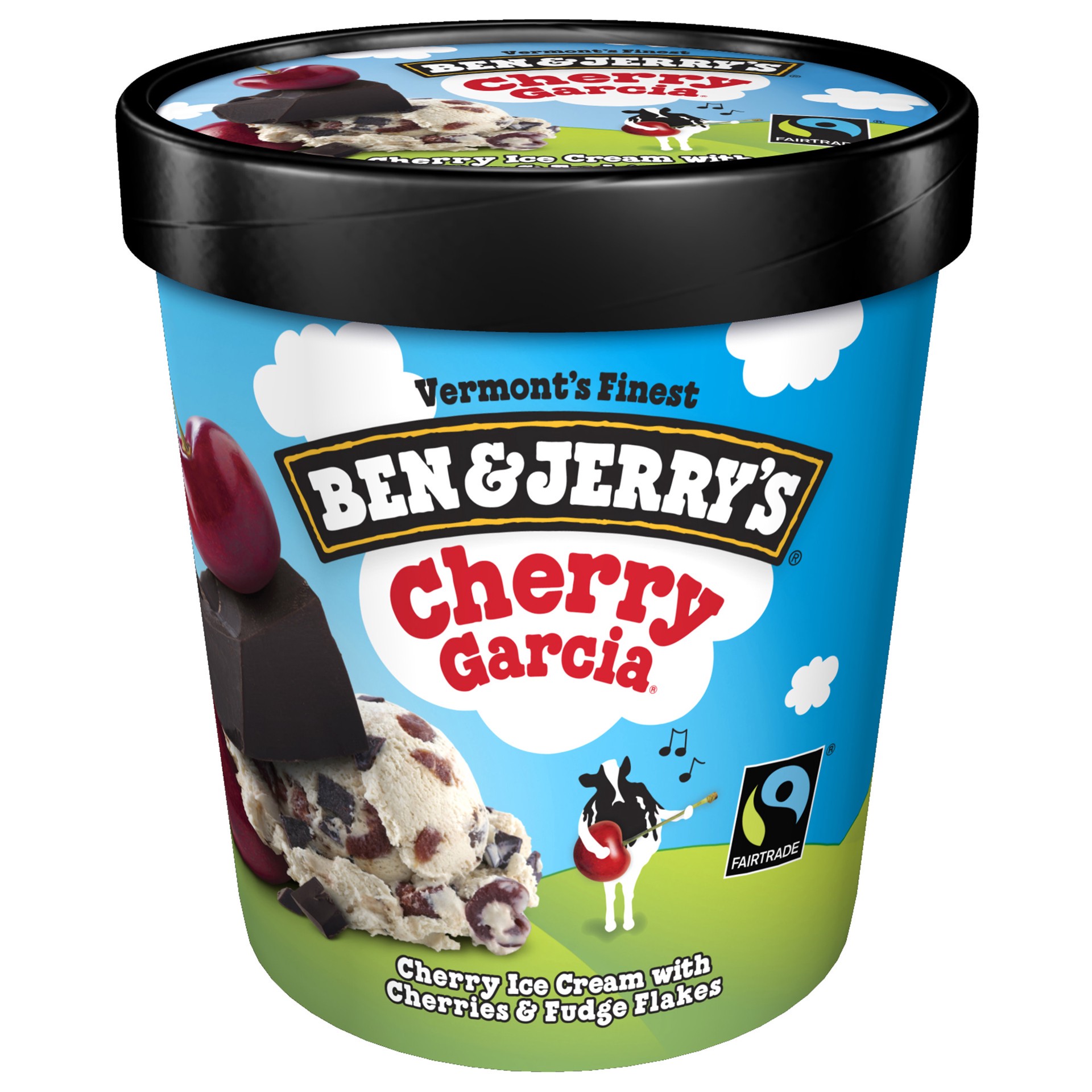 slide 1 of 3, Ben & Jerry's Ice Cream Cherry Garcia, 16 oz, 16 oz