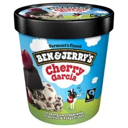 Ben & Jerry's Ice Cream Cherry Garcia, 16 oz