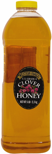 slide 1 of 1, Western Family Clover Honey, 80 oz