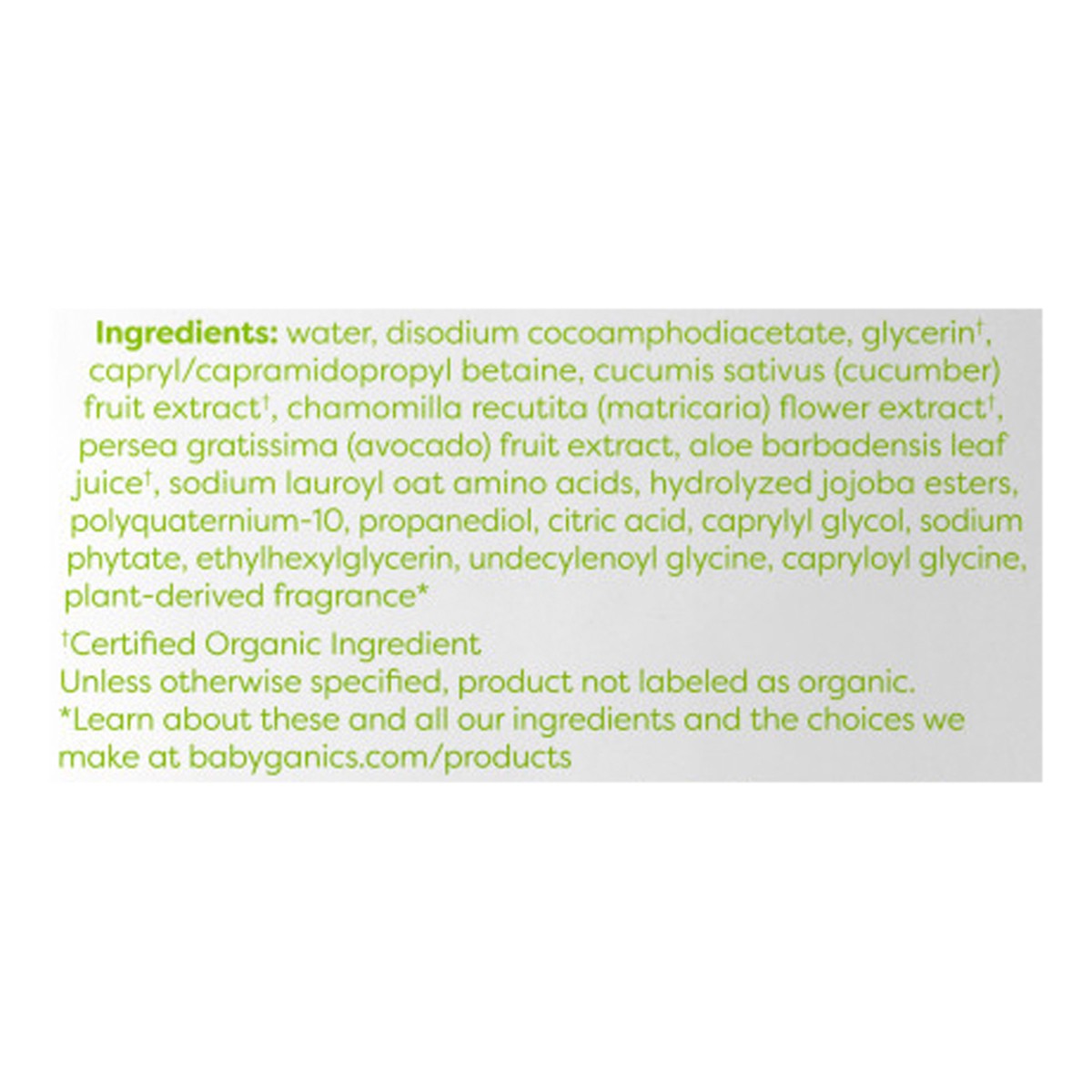 slide 3 of 7, Babyganics Baby Shampoo + Body Wash Pump Bottle Chamomile Verbena 16oz, 16 fl oz