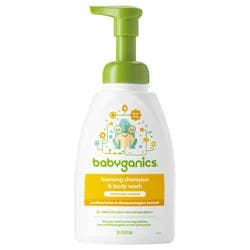 Babyganics Baby Shampoo + Body Wash Pump Bottle Chamomile Verbena 16oz