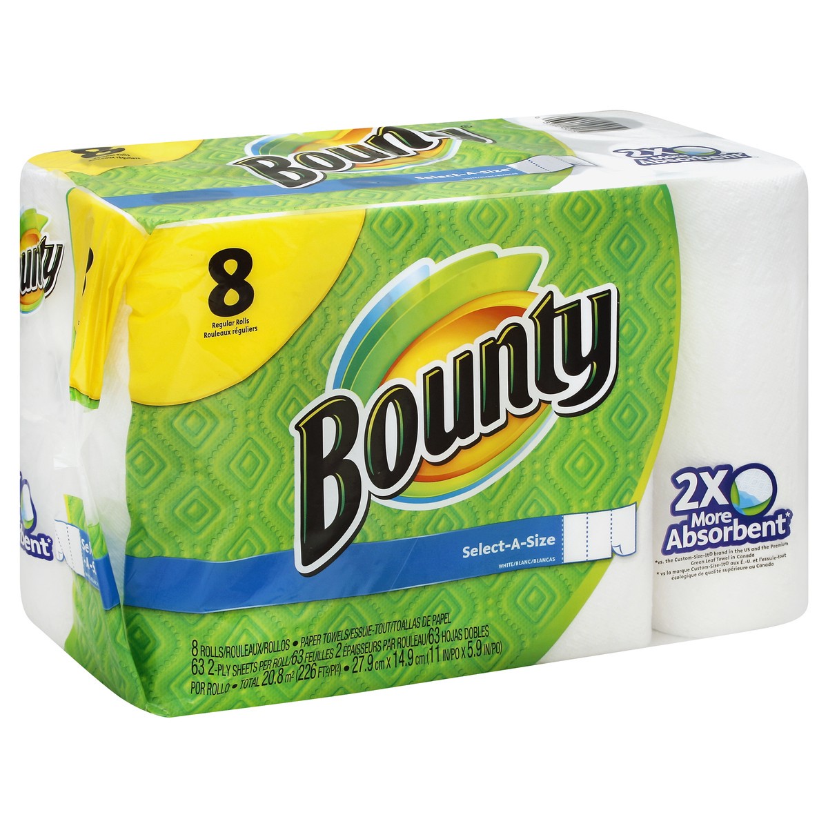 slide 4 of 5, Bounty Paper Towels 8 ea, 8 ct