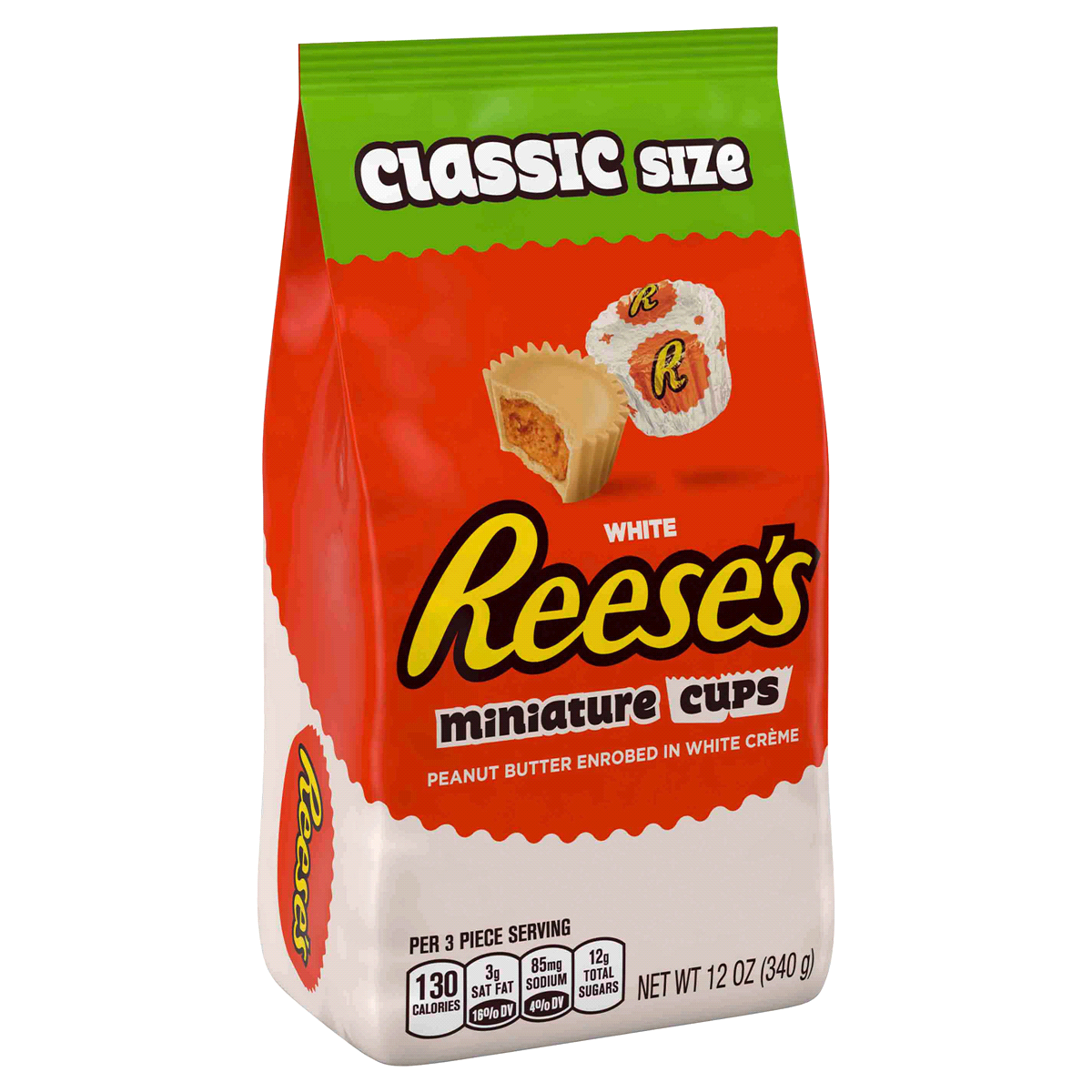 slide 2 of 6, Reese's White Miniature Cups , 12 oz