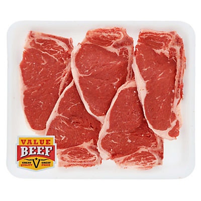 slide 1 of 1, H-E-B T-Bone Steak, per lb