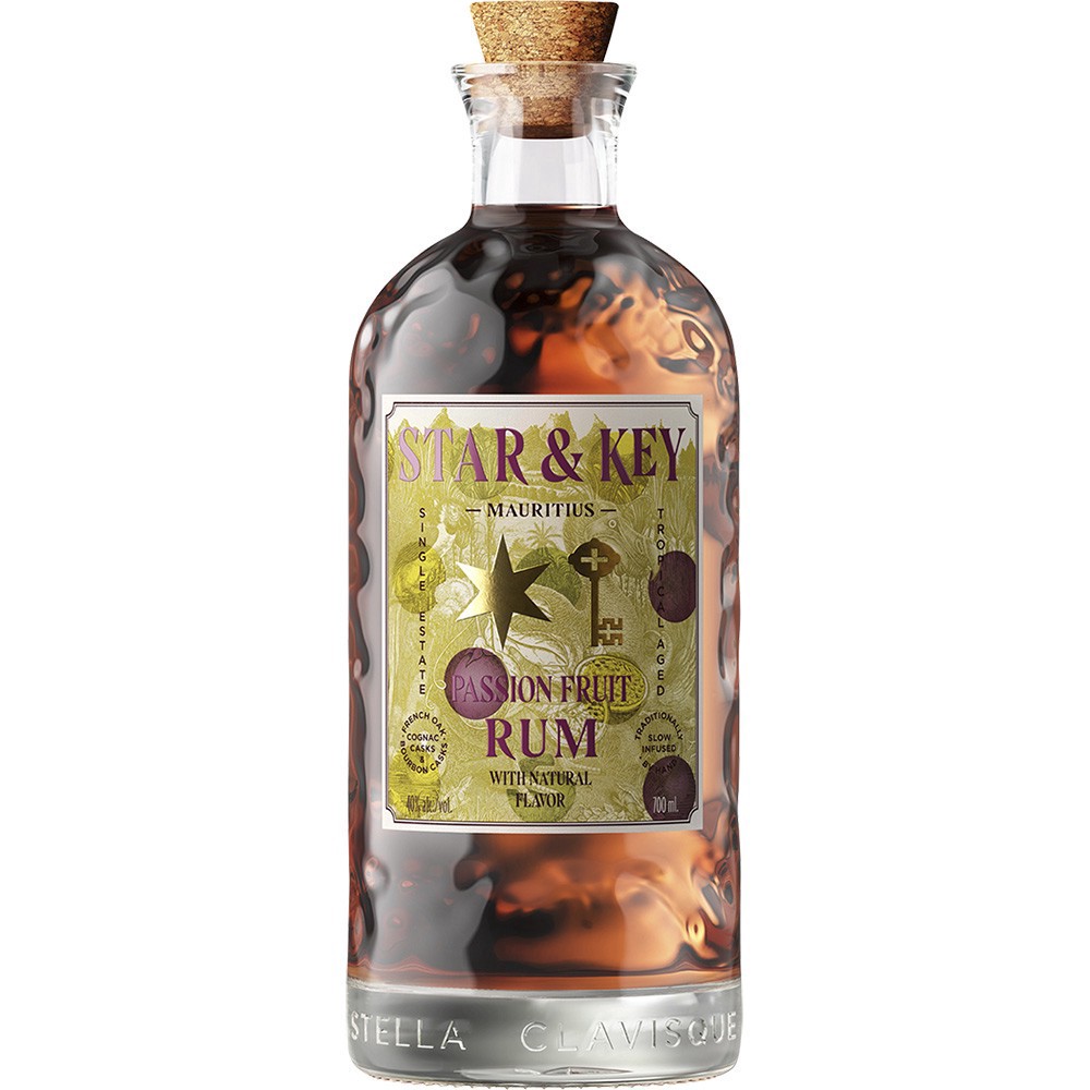 slide 1 of 1, Star & Key Passion Fruit Rum, 700 ml