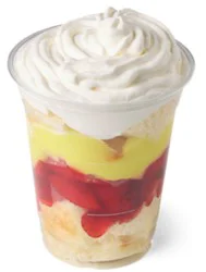 Strawberry Parfait With Yellow Cake - Each