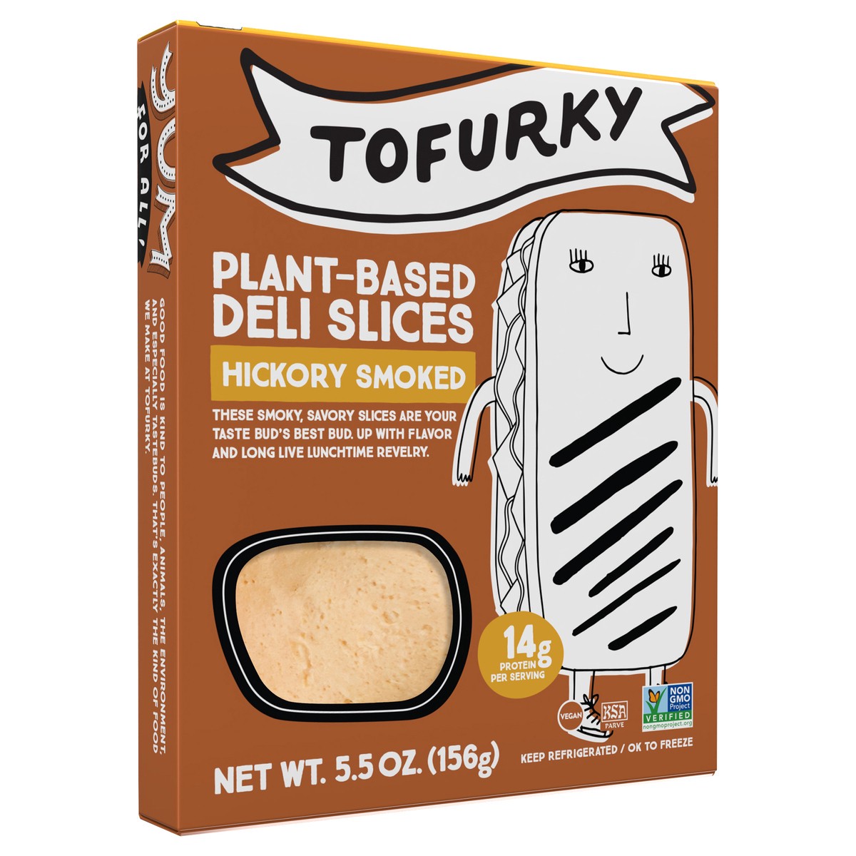 slide 3 of 6, Tofurky Hickory Deli, 5.5 oz