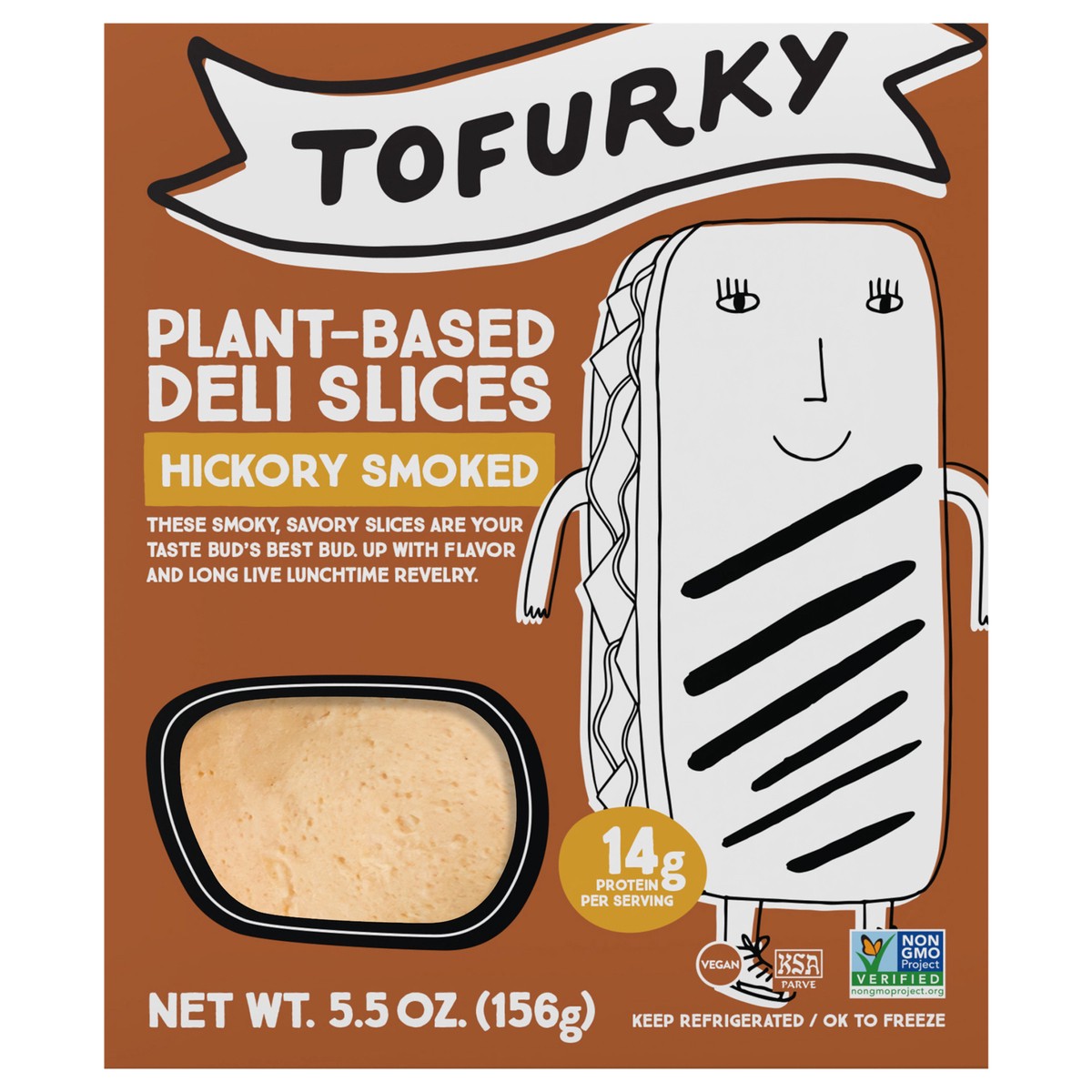 slide 1 of 6, Tofurky Hickory Deli, 5.5 oz