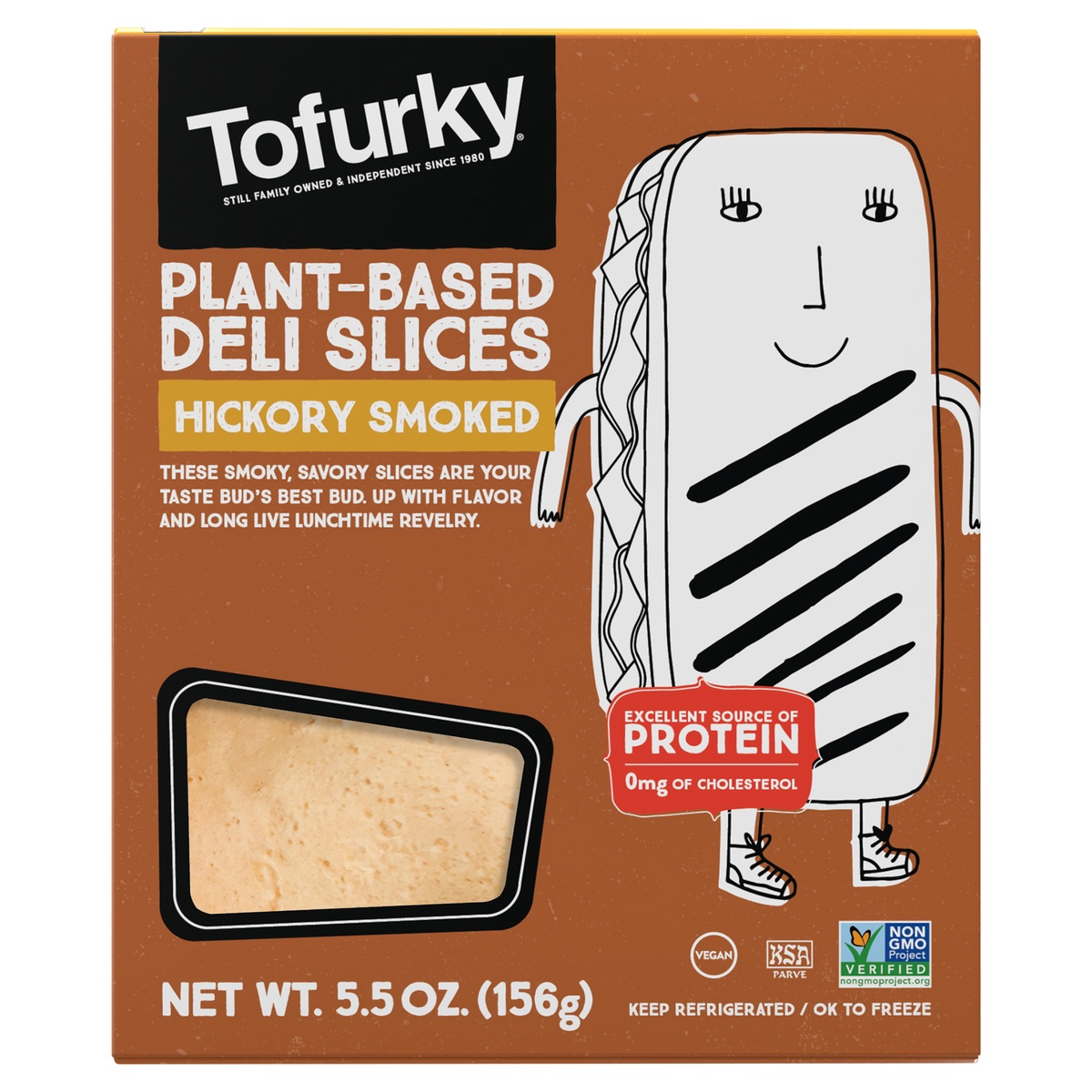 slide 1 of 6, Tofurky Hickory Smoked Deli Slices, 5.5 oz