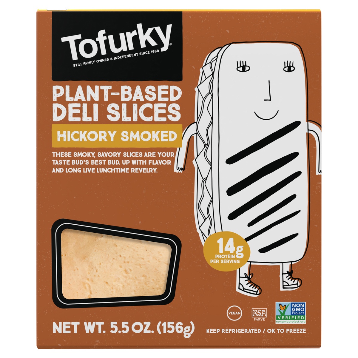 slide 1 of 5, Tofurky Hickory Smoked Deli Slices, 5.5 oz