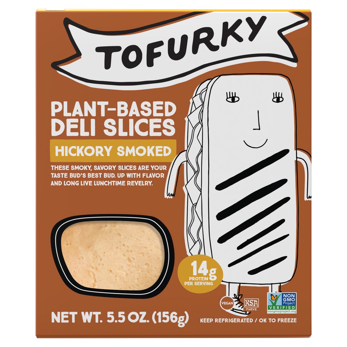 slide 1 of 6, Tofurky Hickory Deli, 5.5 oz