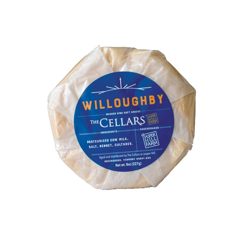 slide 1 of 1, Jasper Hill Farm The Cellars At Jasper Hill Willoughby Washed Rind Cheese, 8 oz