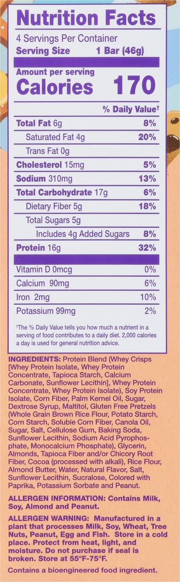 slide 8 of 9, Alani Nu Fit Snacks Munchies Protein Bar 4 - 1.62 oz Bars, 4 ct