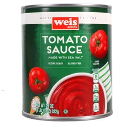 Weis Quality Tomato Sauce Made With Sea Salt
