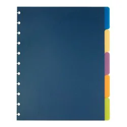 TUL Custom Note-Taking System Discbound Tab Dividers, Letter Size, Assorted Colors