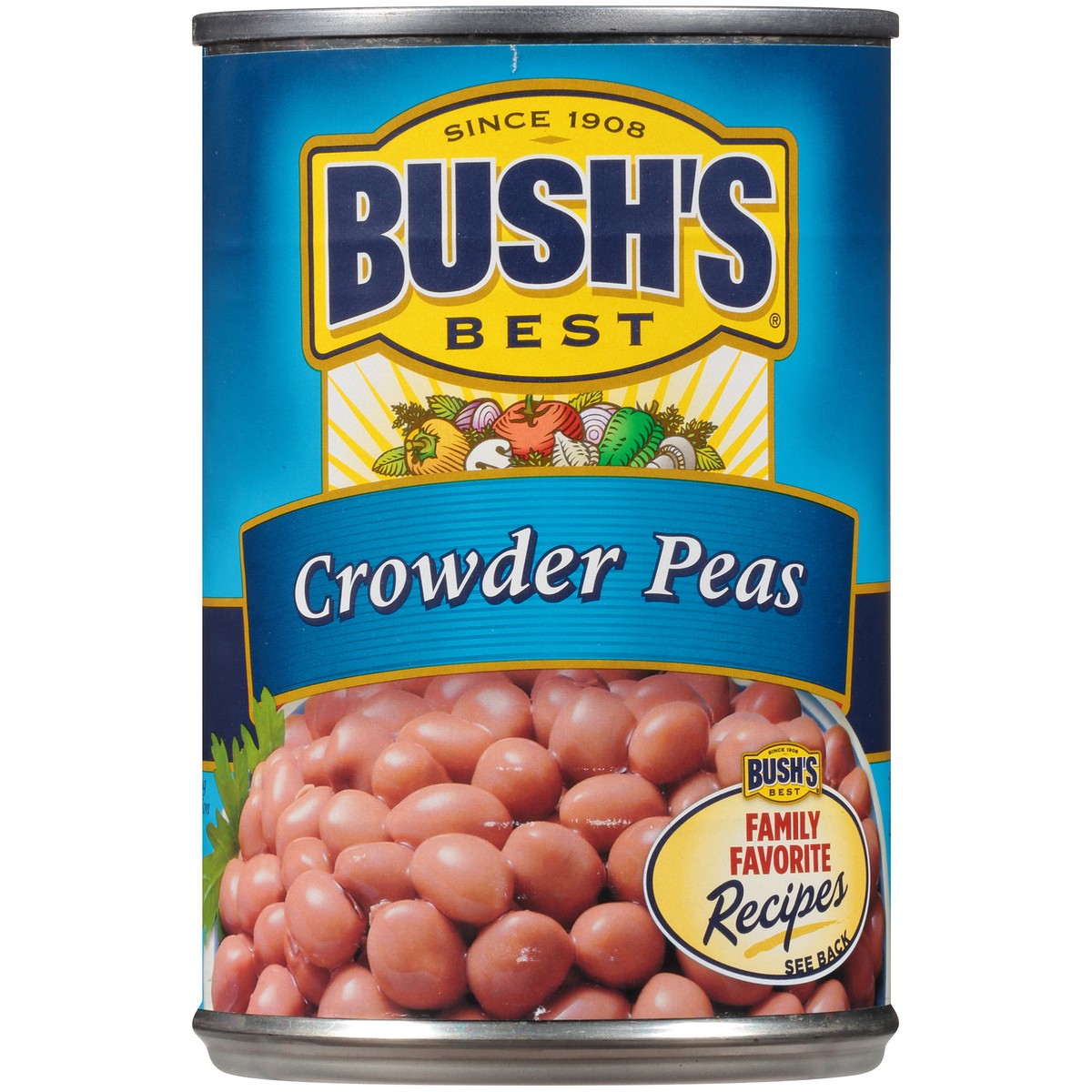slide 1 of 8, Bush's Best Crowder Peas 15 oz. Can, 15 oz