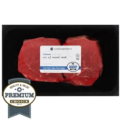 Lunds & Byerlys Premium Choice Beef Eye Of Round Steak