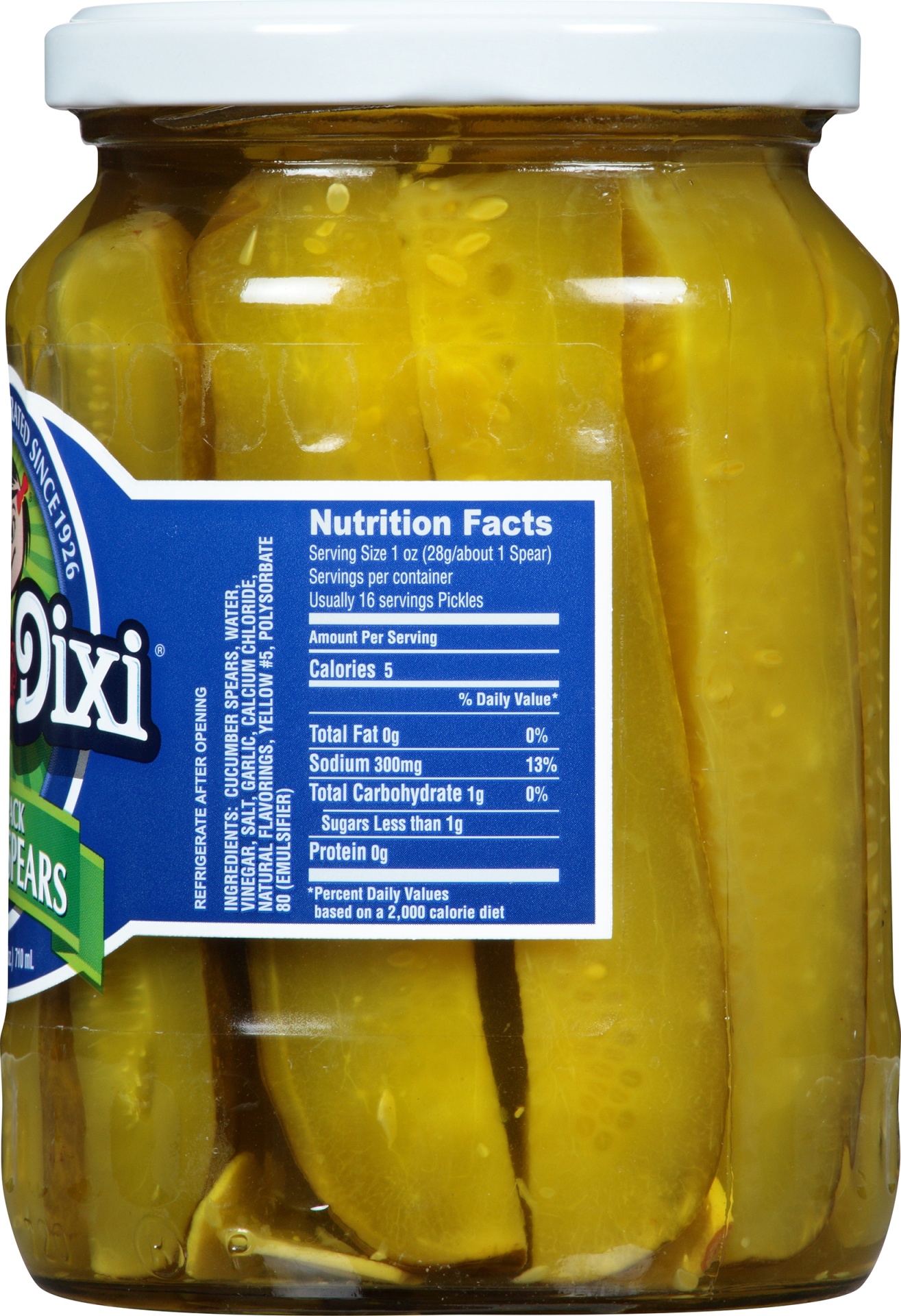 slide 4 of 5, Best Maid Del Dixi Kosher Spears, 24 oz