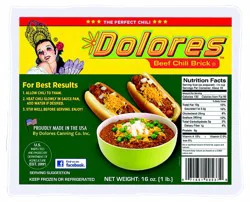 Dolores Beef Chili Brick