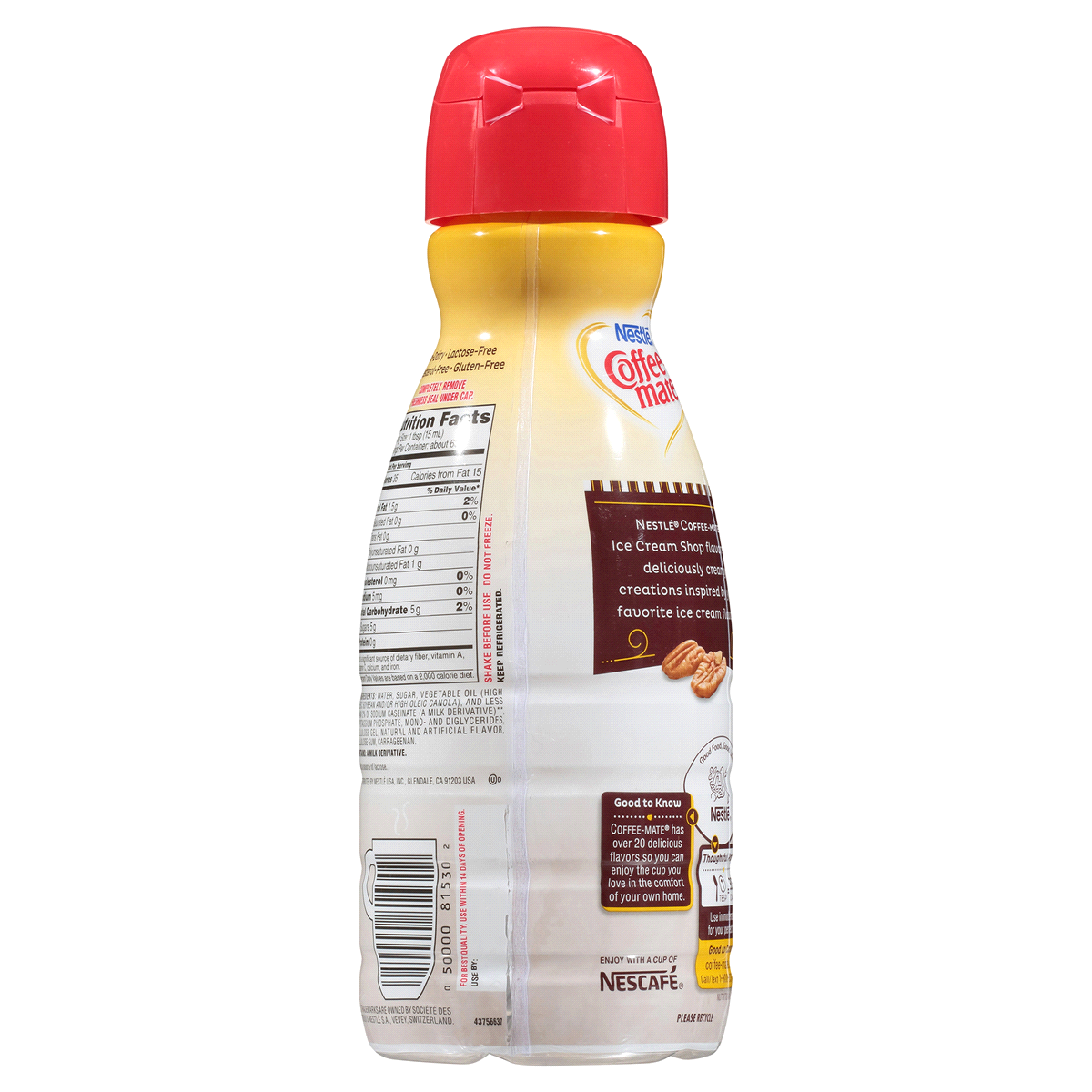 slide 2 of 2, Coffee-Mate Butter Pecan Creamer, 32 oz