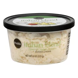 Publix Italian Blend Parmesan, Asiago, Romano Shaved Cheese