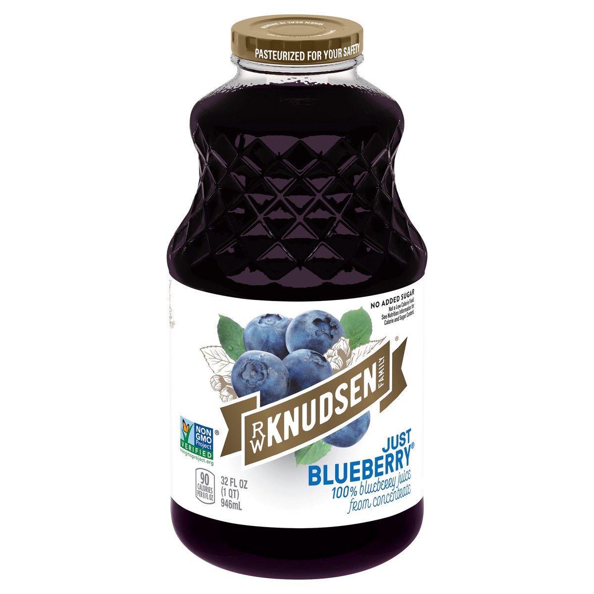 slide 5 of 8, R.W. Knudsen Juice, Blueberry, 32 fl oz