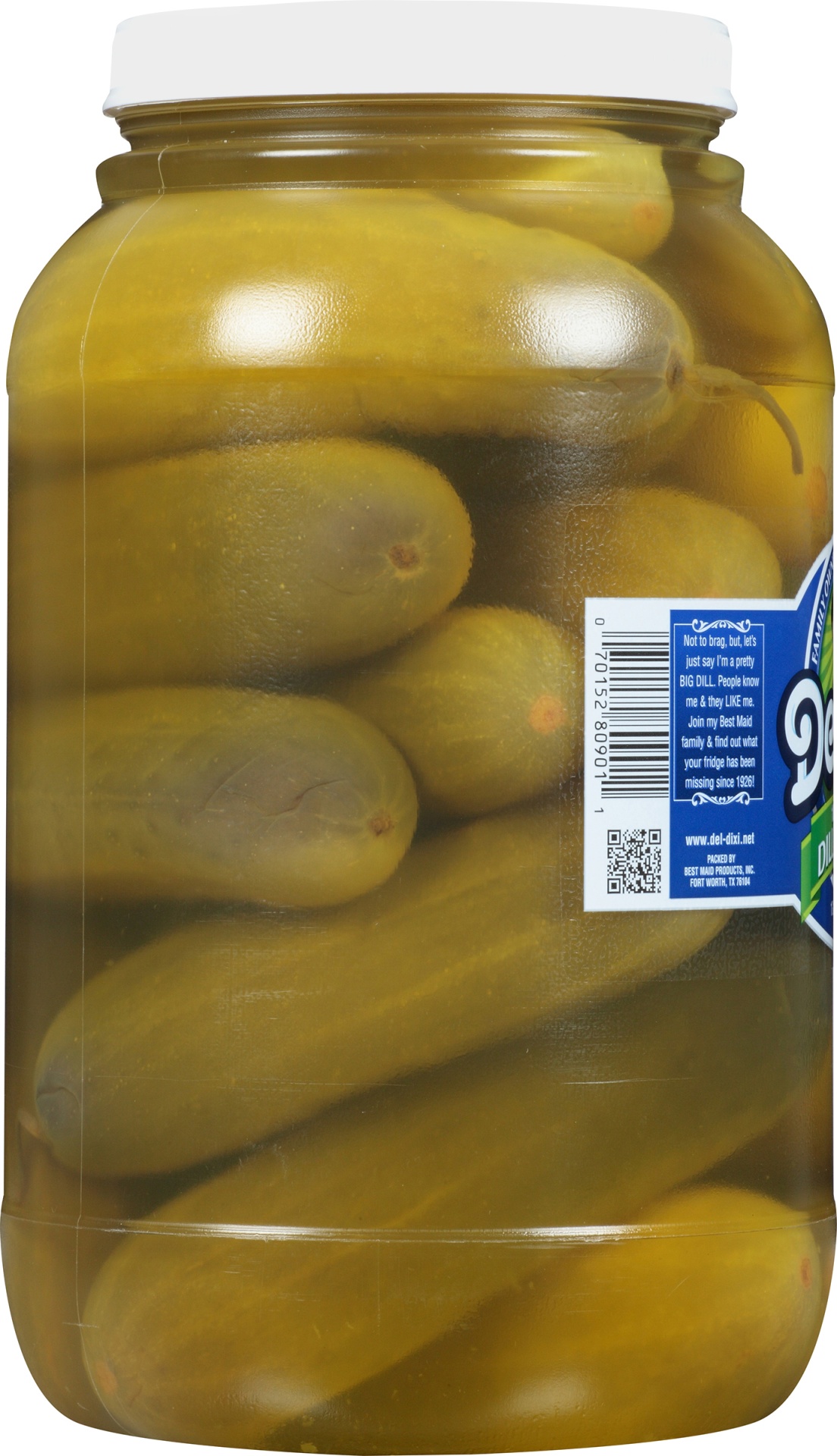 slide 5 of 5, Del-Dixi Dill Pickles, 1 gal