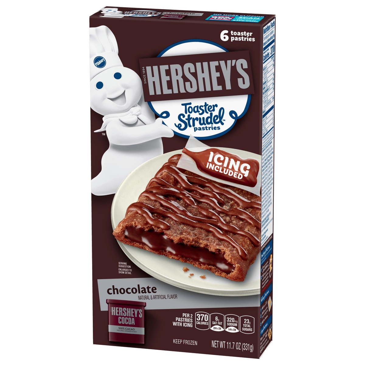 slide 2 of 12, Toaster Strudel Hershey's Chocolate Toaster Pastries 6 ea, 6 ct