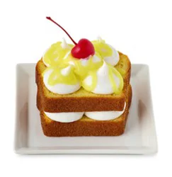 Lemon Loaf Torte Sliced - Each