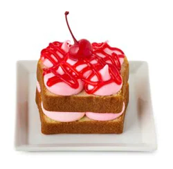 Strawberry Whip Torte Sliced - Each