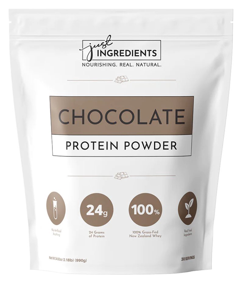 slide 1 of 1, Just Ingredients Chocolate Protein Powder 34.84 oz, 34.84 oz