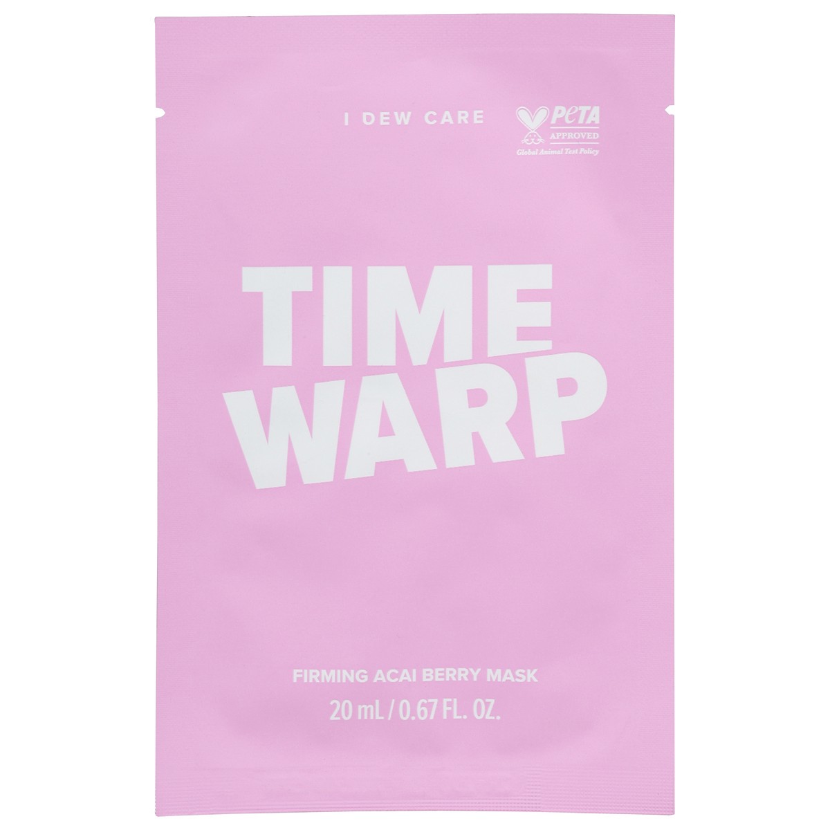 slide 1 of 12, I Dew Care Time Warp Firming Acai Berry Mask 0.67 fl oz, 0.67 fl oz
