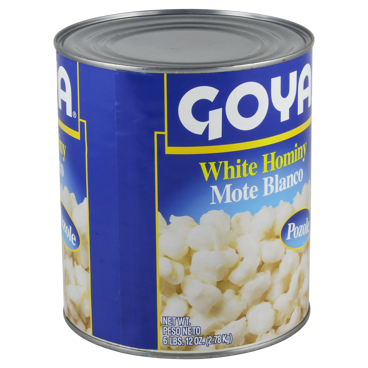 slide 2 of 4, Goya White Hominy, 108 oz