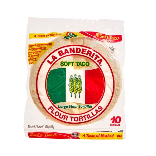 slide 1 of 1, La Banderita® flour tortillas, soft taco, 16 oz