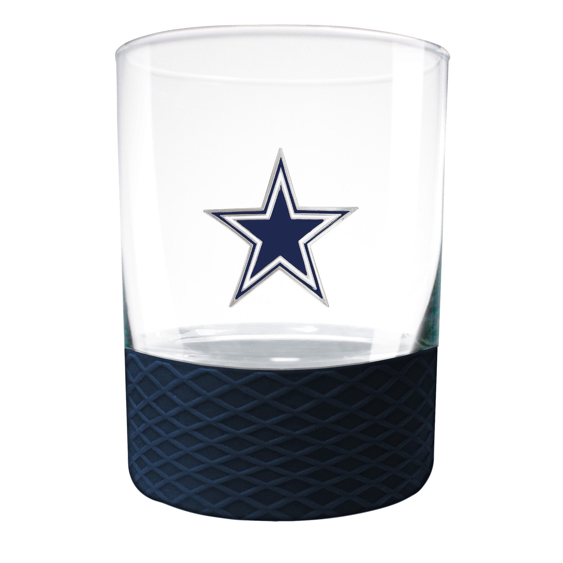 slide 1 of 1, Gap Dof Glass - Dallas Cowboys W/Silicon Grip, 14 oz