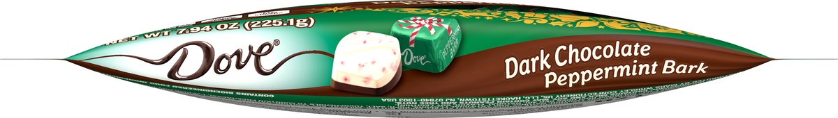 slide 5 of 7, DOVE PROMISES Peppermint Bark Dark Chocolate Christmas Candy Gifts, 7.94 Oz Bag, 7.94 oz