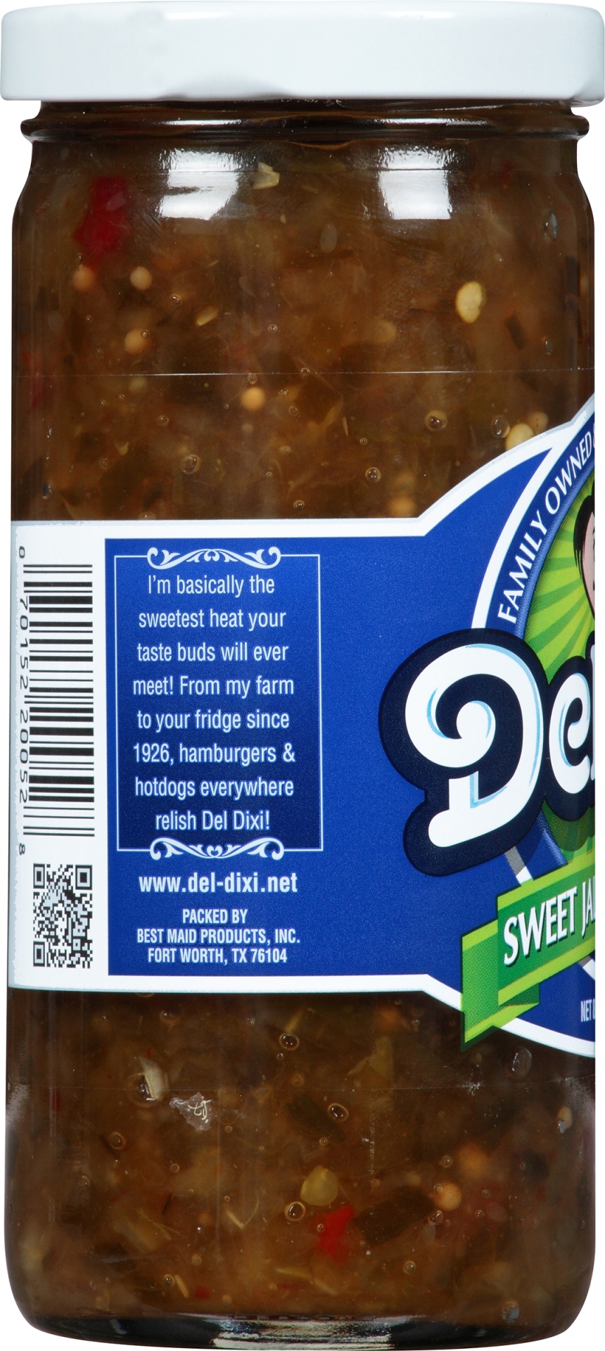 slide 3 of 5, Del-Dixi Sweet Jalapeno Relish, 8 oz