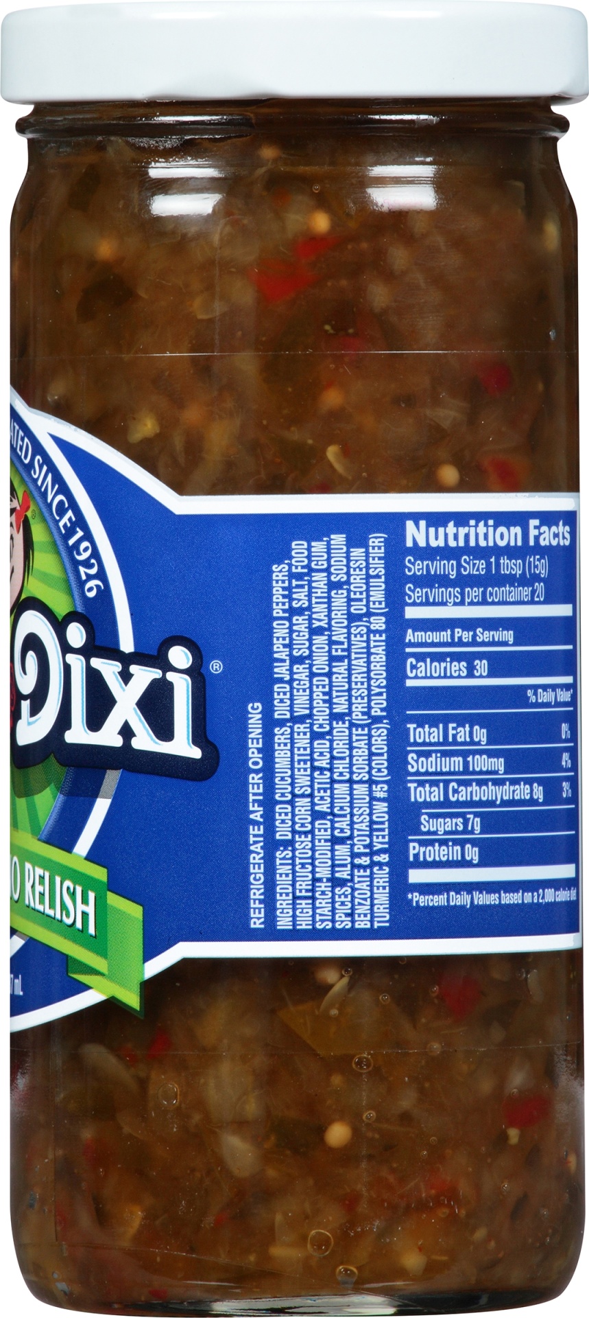 slide 4 of 5, Del-Dixi Sweet Jalapeno Relish, 8 oz