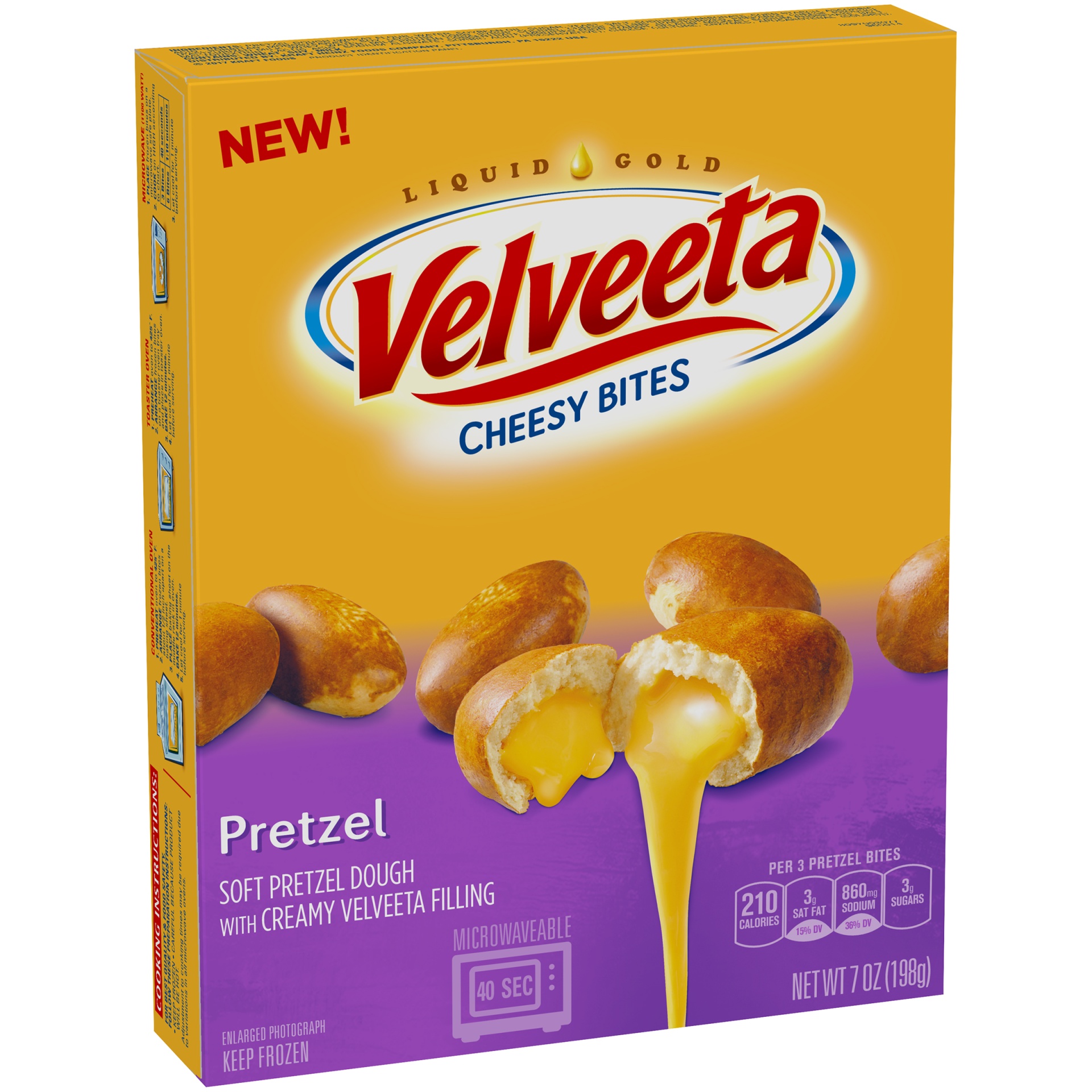 Velveeta Pretzel Cheesy Bites Frozen Snacks 7 oz Shipt