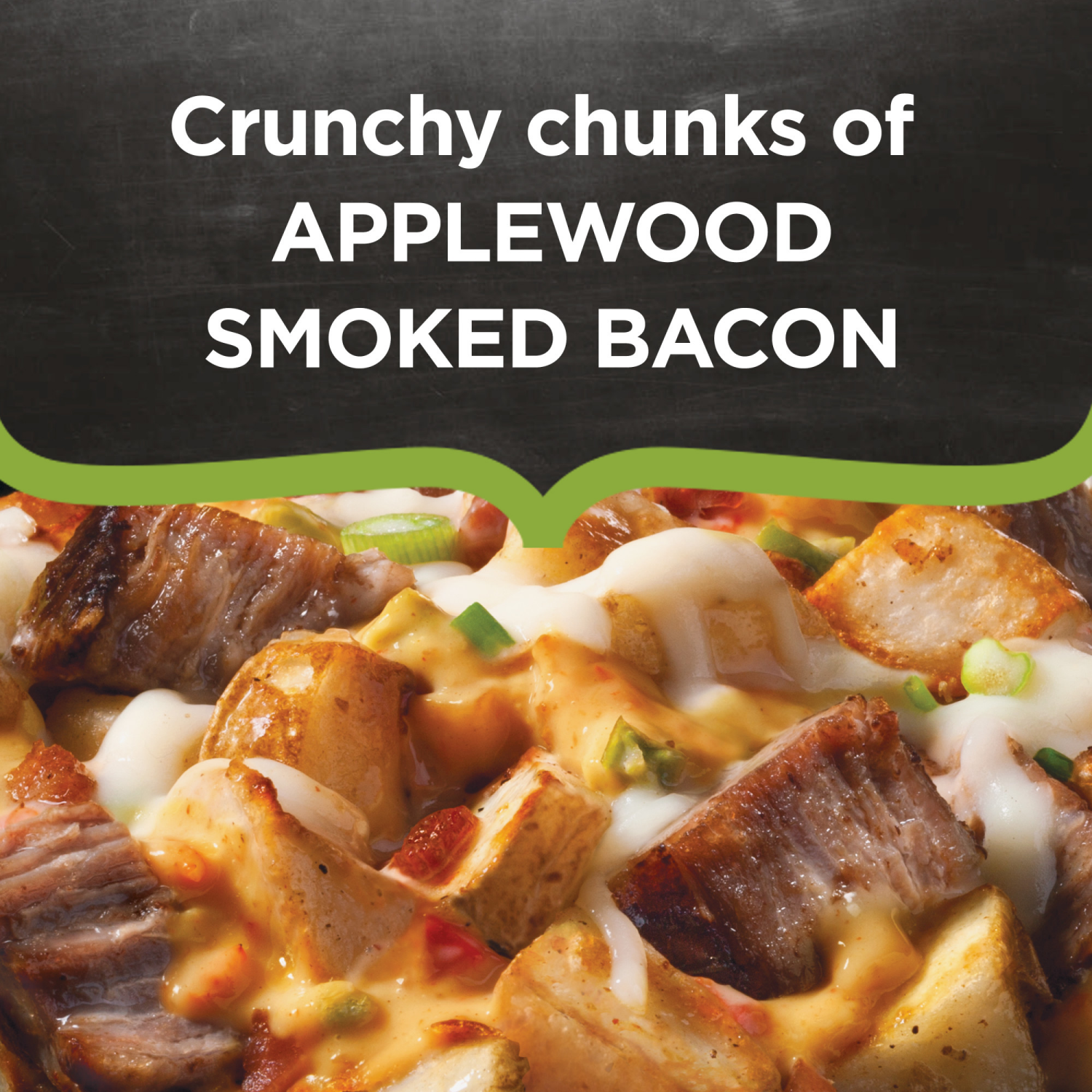slide 7 of 8, DEVOUR Loaded Cheesy Potatoes with Angus Beef & Smoked Bacon Frozen Meal, 9 oz Box, 9 oz