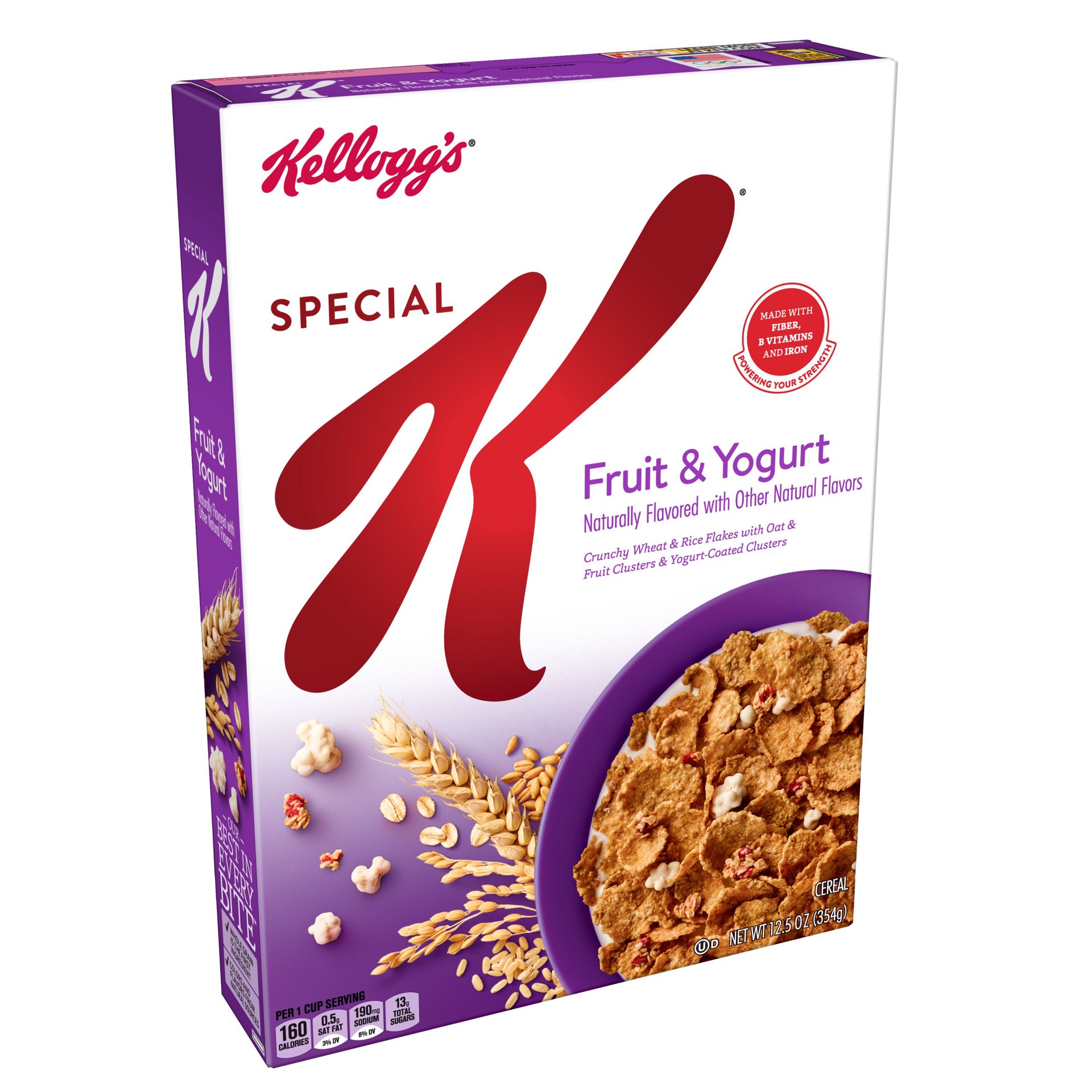 slide 1 of 1, Kellogg's Special K Breakfast Cereal, Low Fat, Fruit and Yogurt, 12.5 oz