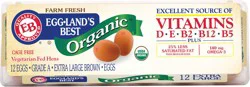 Eggland's Best 100% USDA Organic Certified Extra Large Brown Eggs, 12 count