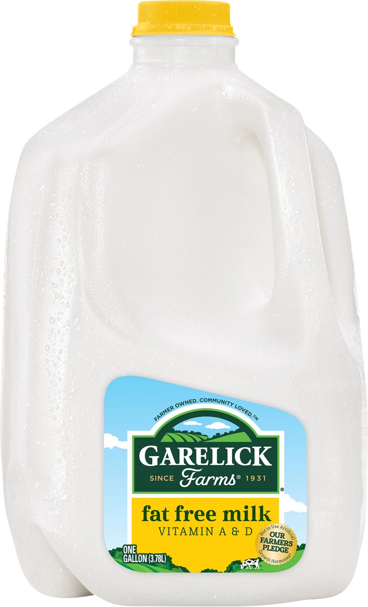 slide 4 of 7, Garelick Farms Fat Free Milk, 1 gal