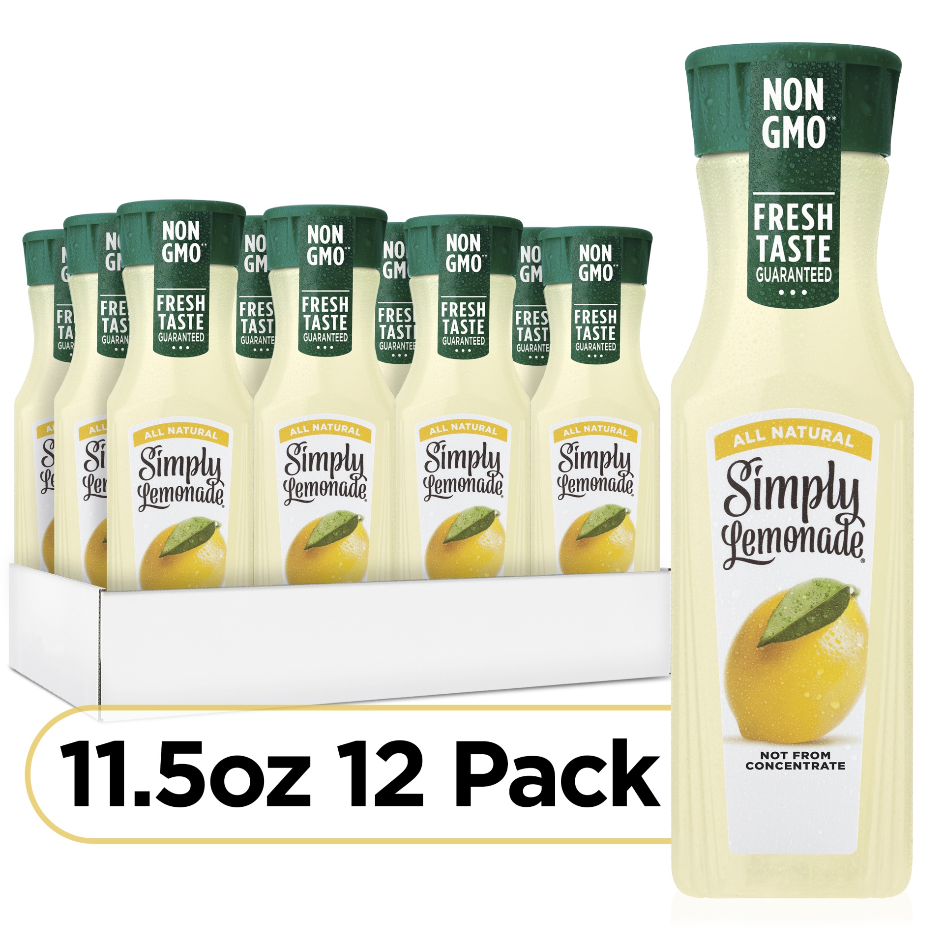 slide 1 of 1, Simply Lemonade, 12 ct; 11.5 fl oz