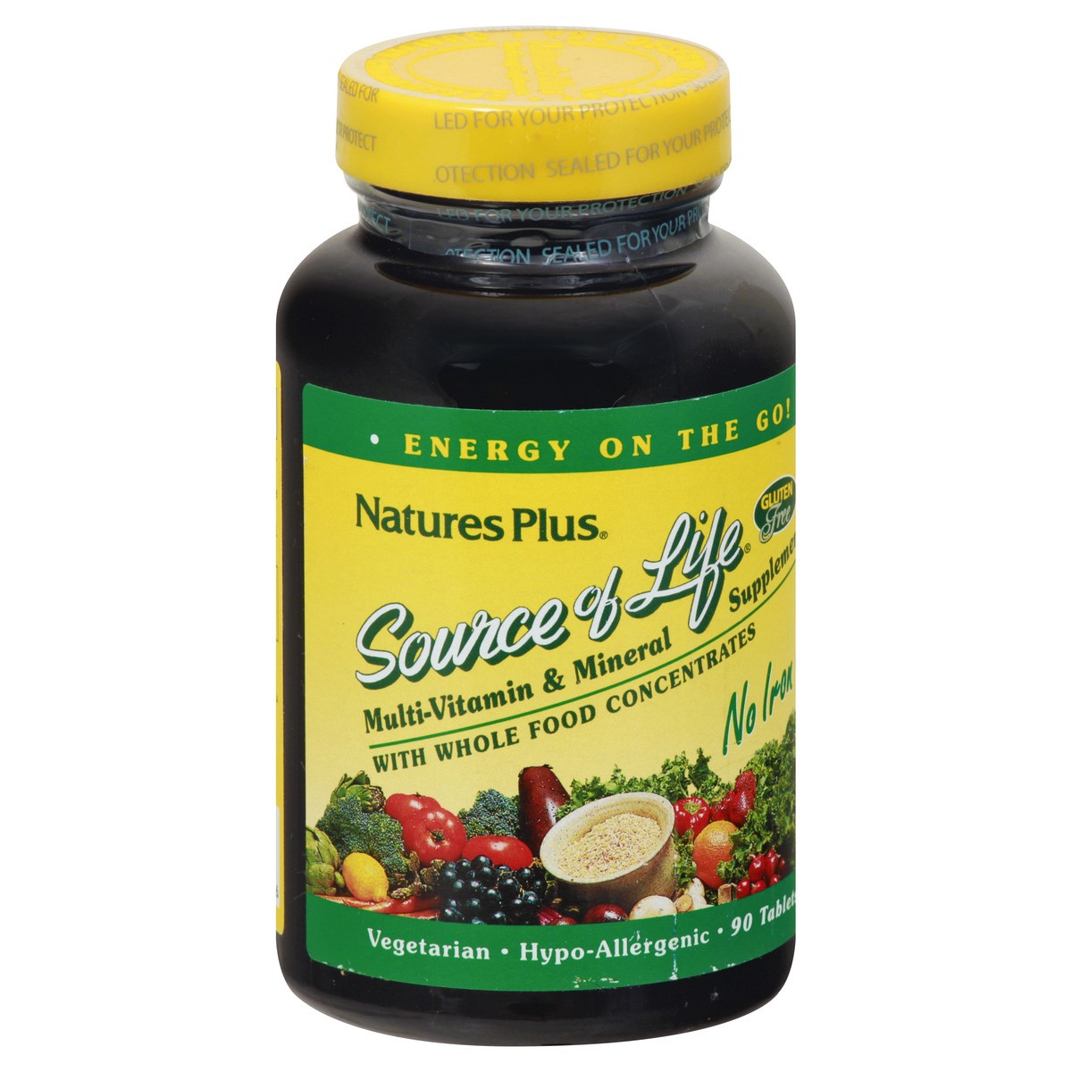 slide 3 of 9, Nature's Plus Source Of Life No Iron, 90 ct