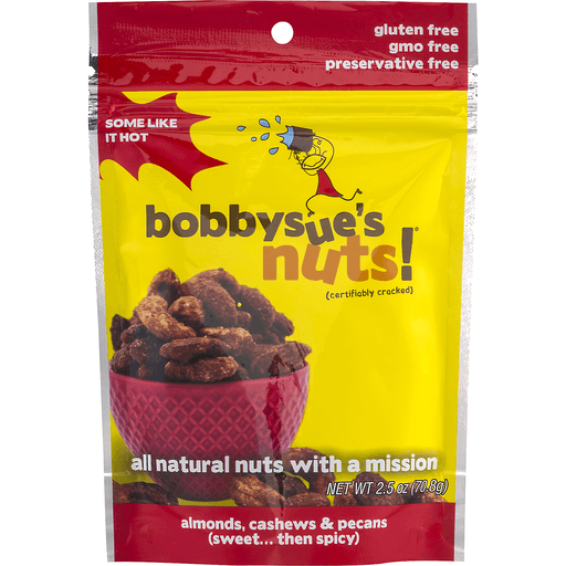 slide 5 of 15, Bobby Sue's Nuts Some Like It Hot, 2.5 oz