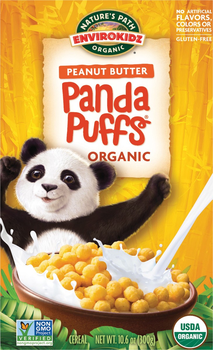 slide 3 of 3, EnviroKidz Nature's Path Envirokidz Panda Puffs Breakfast Cereal - 10.6oz, 