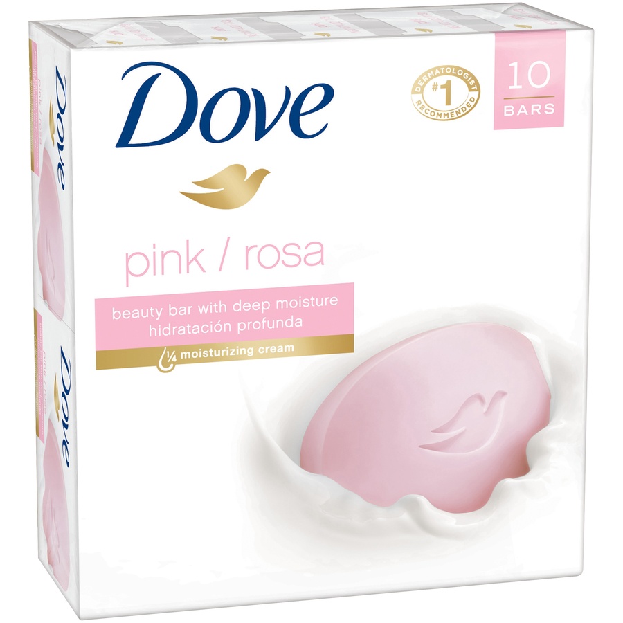 slide 2 of 3, Dove Pink Beauty Bar, 10 ct; 4 oz