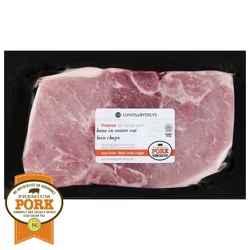 Lunds & Byerlys L&b Premium Duroc All-Natural Pork Bone-In Center Cut Loin Chops